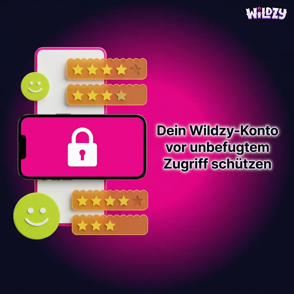 Wildzy-Konto schützen: sichere Passwörter, 2FA mit QR-Code und Backup-Codes für sicheren Zugang