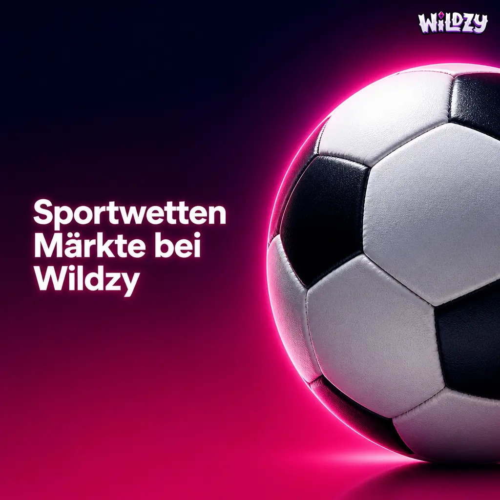 Wildzy Sportwetten Märkte für Livewetten, Bundesliga, Champions League, Tennis, NBA, NHL, Formel 1 und Esports
