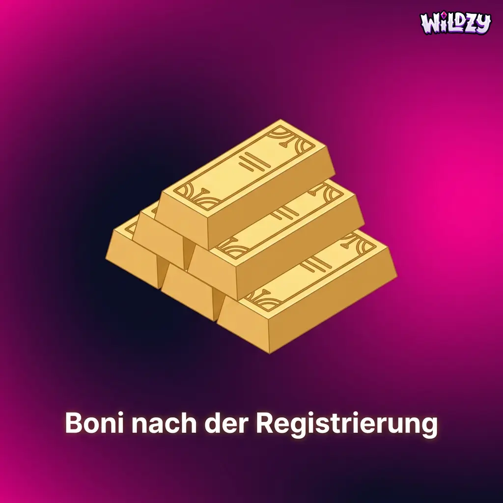 Wildzy Willkommensbonus 200% bis 1000 EUR für neue Spieler aus Deutschland nach der Registrierung