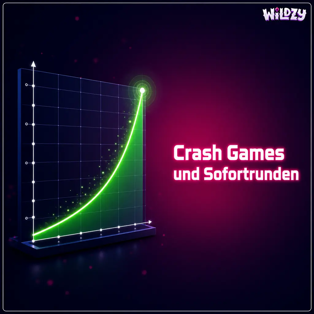 Crash Games mit steigender Multiplikator-Kurve, Cashout vor dem Crash und schnellen Sofortrunden am Smartphone