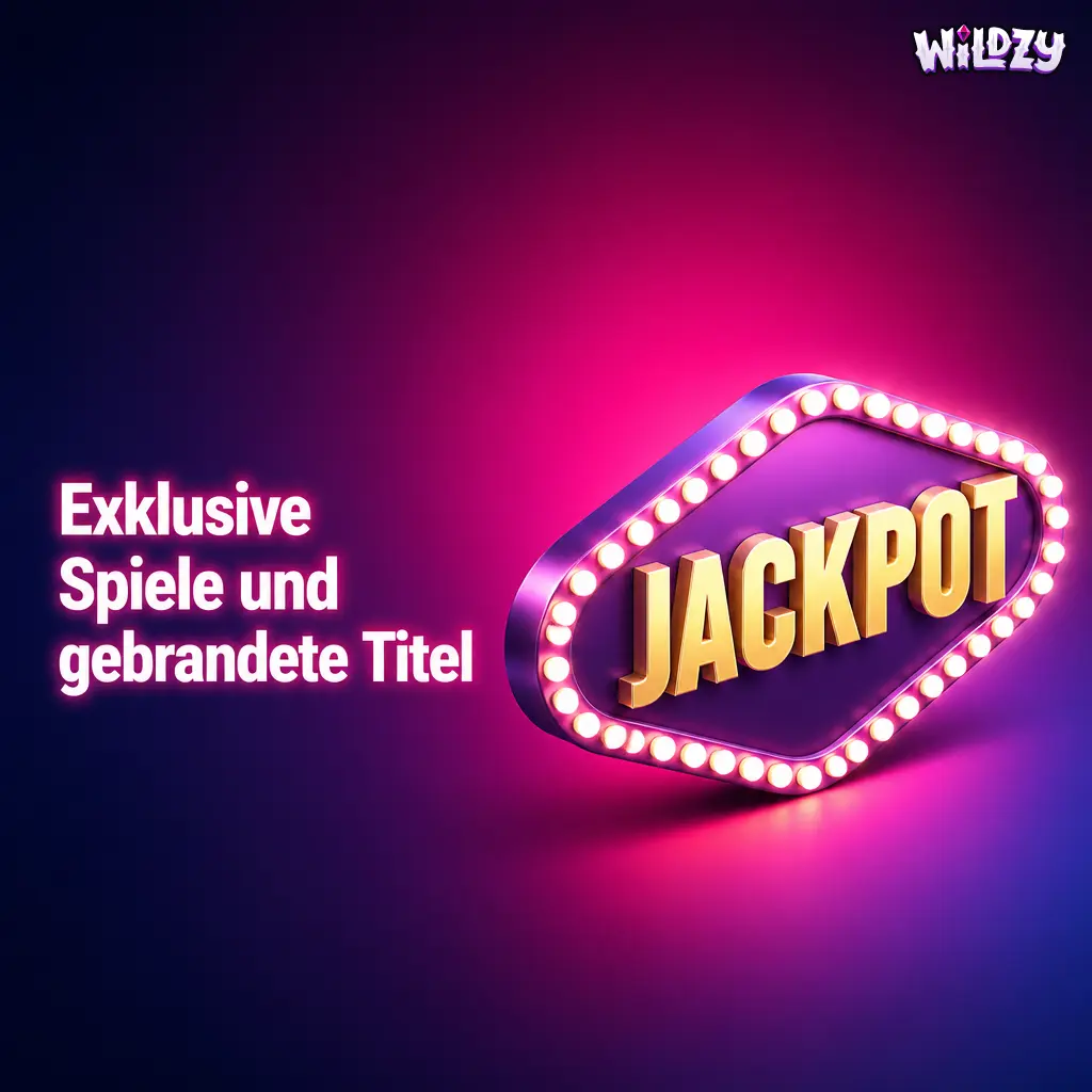 Wildzy Casino Lobby mit Spielen externer Anbieter, Turnieren, Freispielen und Promocode Aktionen