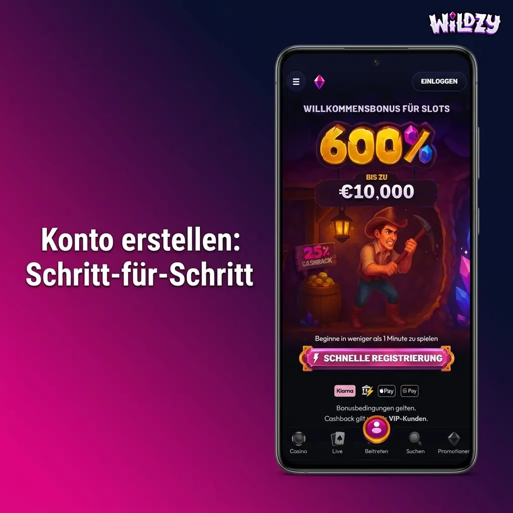 Schritt-für-Schritt Anleitung zur Kontoerstellung in der App mit Registrierung, Verifizierung und Währungswahl