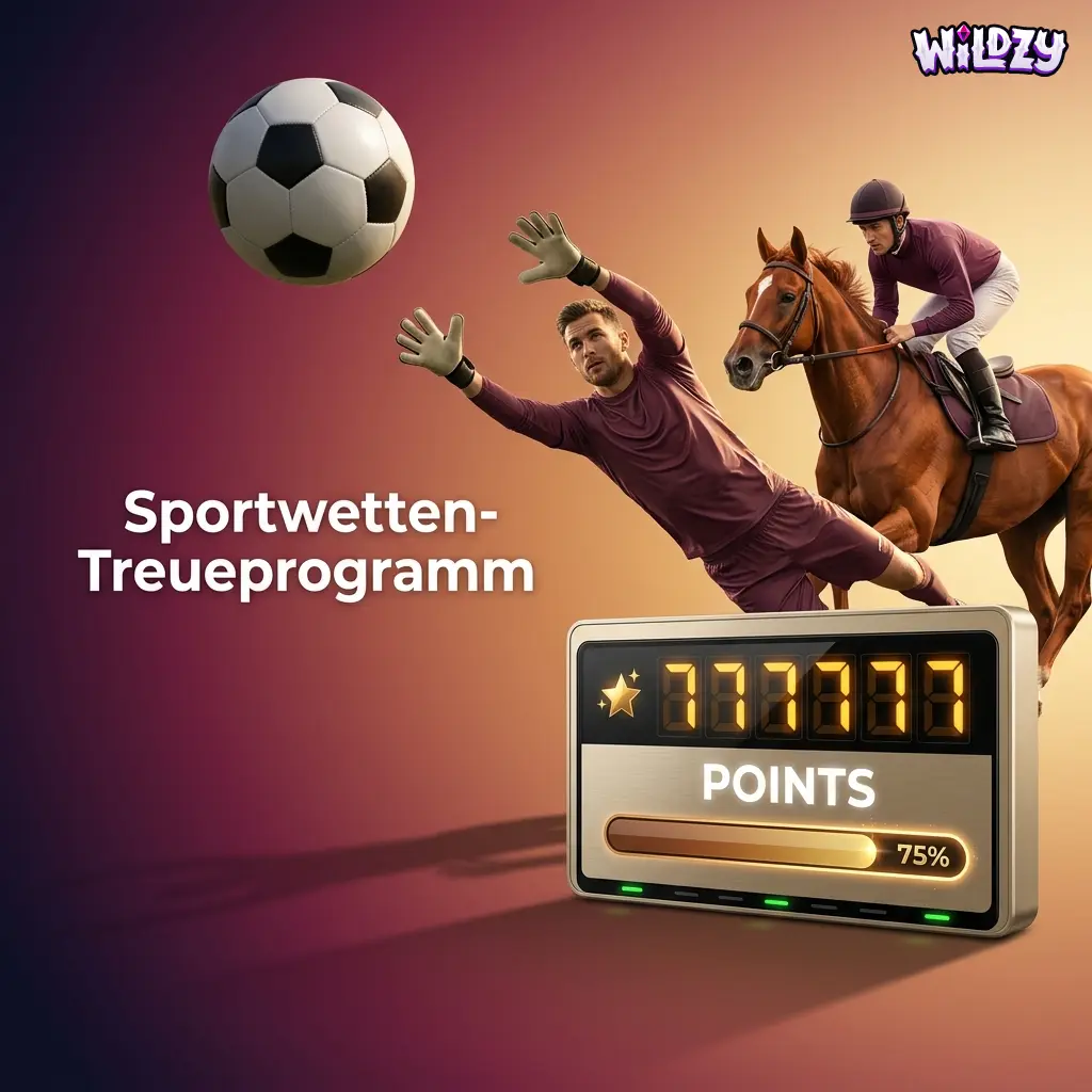 Wildzy Sportwetten-Treueprogramm mit VIP-Status, Quotenboosts und Gratiswetten für treue Sportwetter